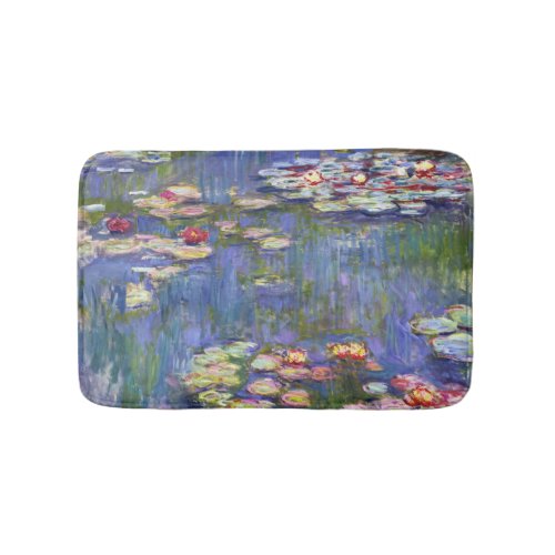 Claude Monet _ Water Lilies  Nympheas Bath Mat