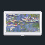 Claude Monet - Water Lilies / Nympheas Business Card Case<br><div class="desc">Water Lilies / Nympheas - Claude Monet,  1916</div>