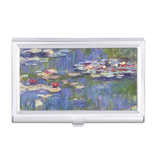 Claude Monet _ Water Lilies  Nympheas Business Card Case