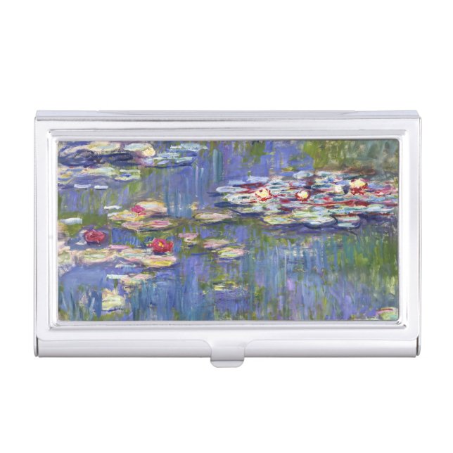 Claude Monet - Water Lilies / Nympheas Business Card Case (Front)