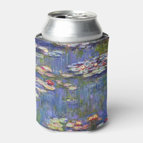 Claude Monet _ Water Lilies  Nympheas Can Cooler