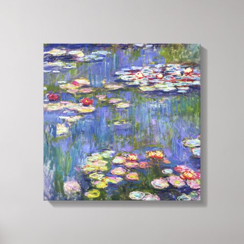 Claude Monet _ Water Lilies  Nympheas Canvas Print