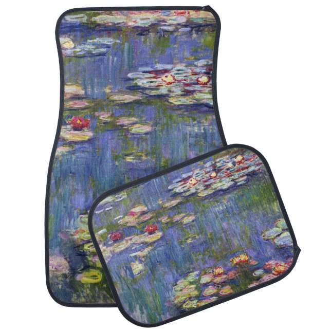 Claude Monet - Water Lilies / Nympheas Car Floor Mat (Set)