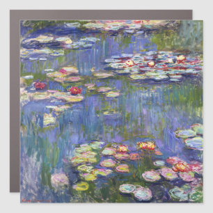 Claude Monet - Water Lilies / Nympheas Car Magnet