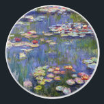 Claude Monet - Water Lilies / Nympheas Ceramic Knob<br><div class="desc">Water Lilies / Nympheas - Claude Monet,  1916</div>
