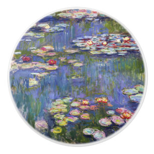 Claude Monet - Water Lilies / Nympheas Ceramic Knob