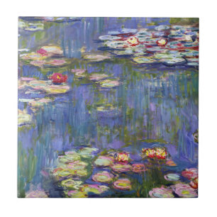 Claude Monet - Water Lilies / Nympheas Ceramic Tile