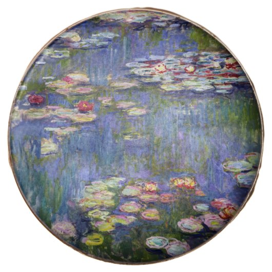 Claude Monet - Water Lilies / Nympheas Chocolate Covered Oreo (Front)