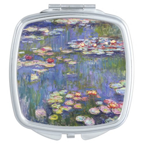 Claude Monet _ Water Lilies  Nympheas Compact Mirror