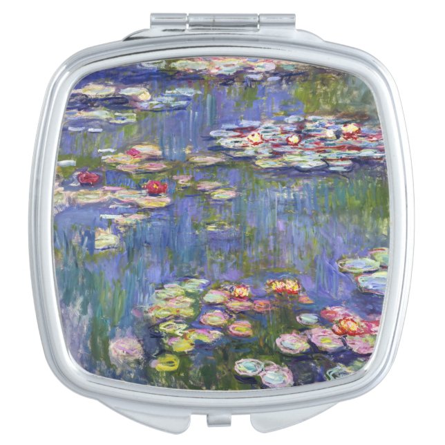 Claude Monet - Water Lilies / Nympheas Compact Mirror (Front)