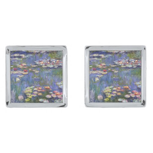 Claude Monet _ Water Lilies  Nympheas Cufflinks