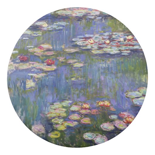 Claude Monet - Water Lilies / Nympheas Eraser (Back)