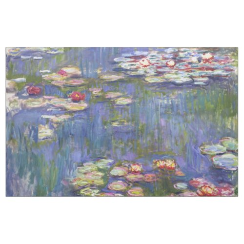 Claude Monet _ Water Lilies  Nympheas Fabric