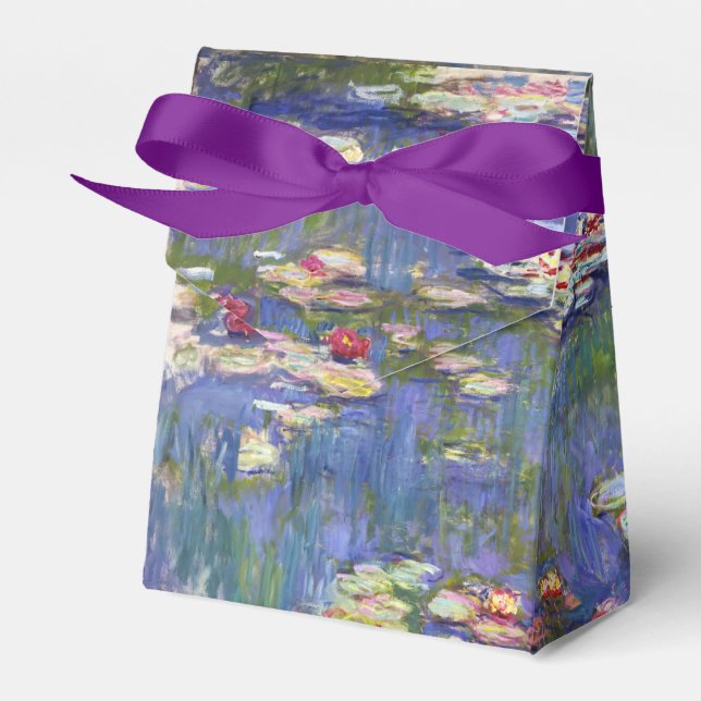Claude Monet - Water Lilies / Nympheas Favor Boxes (Front Side)