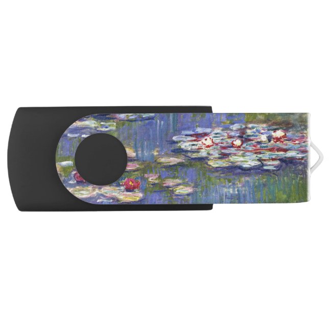 Claude Monet - Water Lilies / Nympheas Flash Drive (Front)