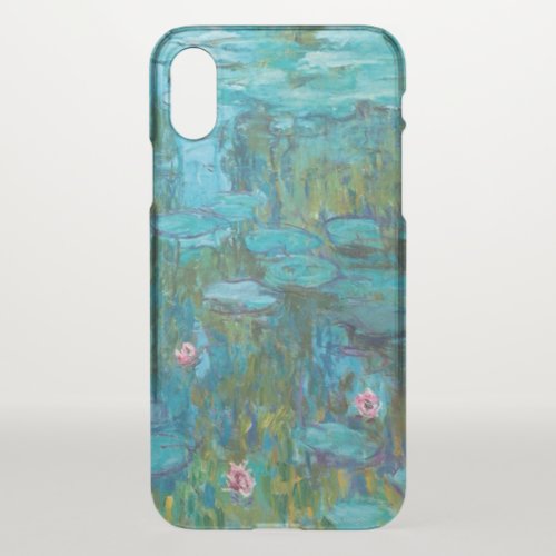 Claude Monet Water Lilies Nymphas GalleryHD Art iPhone X Case