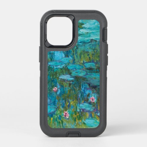 Claude Monet Water Lilies Nymphas GalleryHD OtterBox Defender iPhone 12 Mini Case