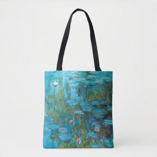 Claude Monet Water Lilies Nymphas GalleryHD Tote Bag