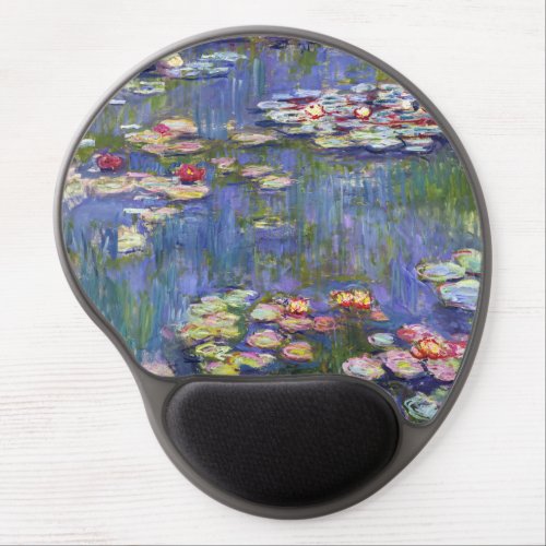 Claude Monet _ Water Lilies  Nympheas Gel Mouse Pad