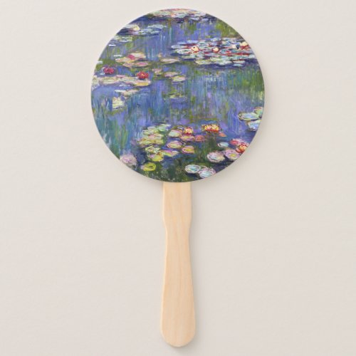 Claude Monet _ Water Lilies  Nympheas Hand Fan