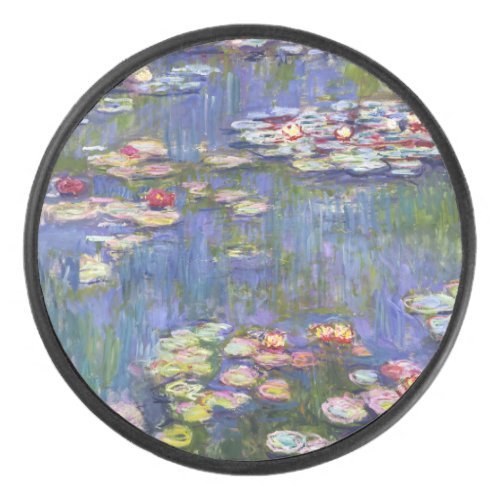 Claude Monet _ Water Lilies  Nympheas Hockey Puck