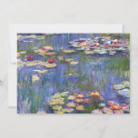 Claude Monet - Water Lilies / Nympheas Invitation