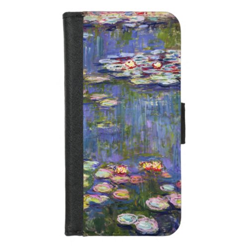 Claude Monet _ Water Lilies  Nympheas iPhone 87 Wallet Case