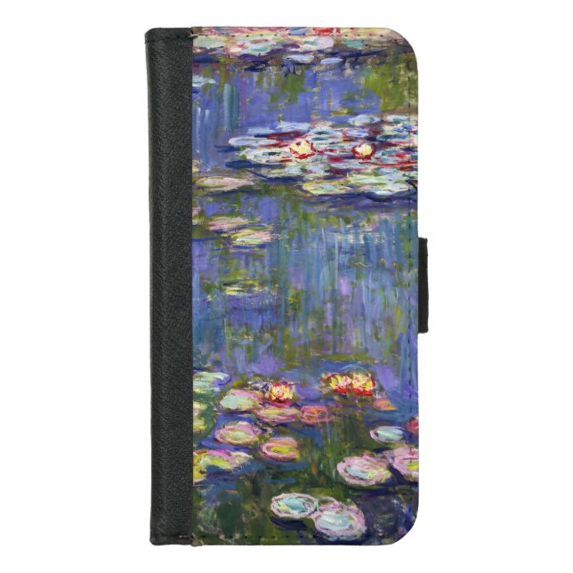 Claude Monet - Water Lilies / Nympheas iPhone Wallet Case (Front)