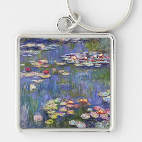 Claude Monet _ Water Lilies  Nympheas Keychain