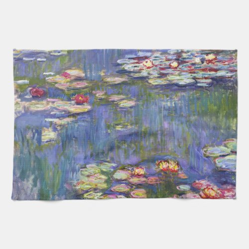 Claude Monet _ Water Lilies  Nympheas Kitchen Towel