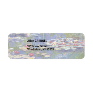 Claude Monet - Water Lilies / Nympheas Label
