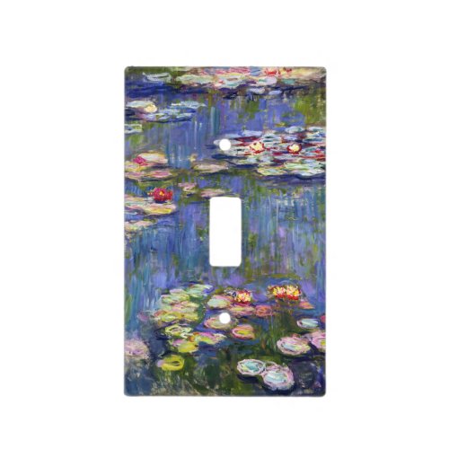 Claude Monet _ Water Lilies  Nympheas Light Switch Cover
