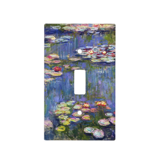 Claude Monet - Water Lilies / Nympheas Light Switch Cover (Front)