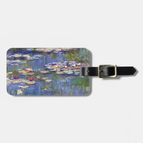 Claude Monet _ Water Lilies  Nympheas Luggage Tag