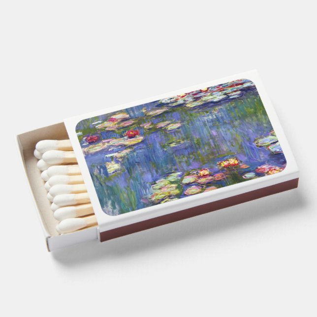 Claude Monet - Water Lilies / Nympheas Matchboxes (Front Open)