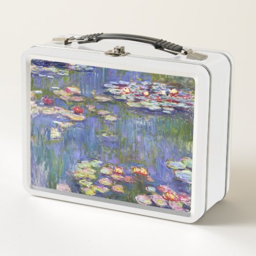 Claude Monet _ Water Lilies  Nympheas Metal Lunch Box