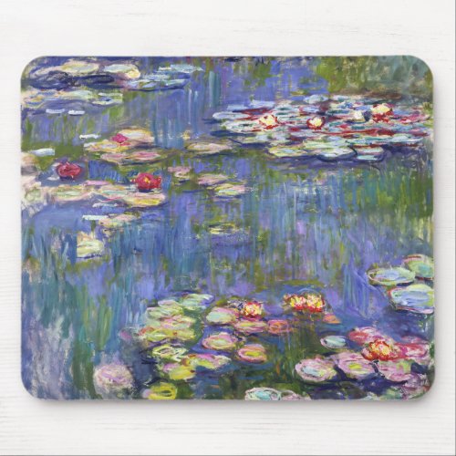 Claude Monet _ Water Lilies  Nympheas Mouse Pad