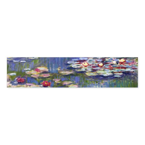 Claude Monet _ Water Lilies  Nympheas Napkin Bands