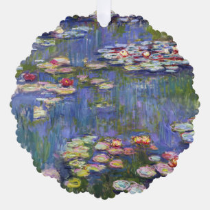 Claude Monet - Water Lilies / Nympheas Ornament Card