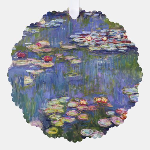 Claude Monet _ Water Lilies  Nympheas Ornament Card