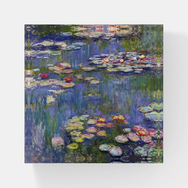 Claude Monet - Water Lilies / Nympheas Paperweight (Front)