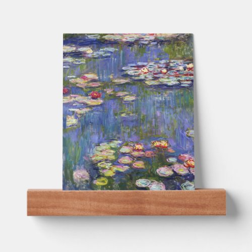 Claude Monet _ Water Lilies  Nympheas Picture Ledge