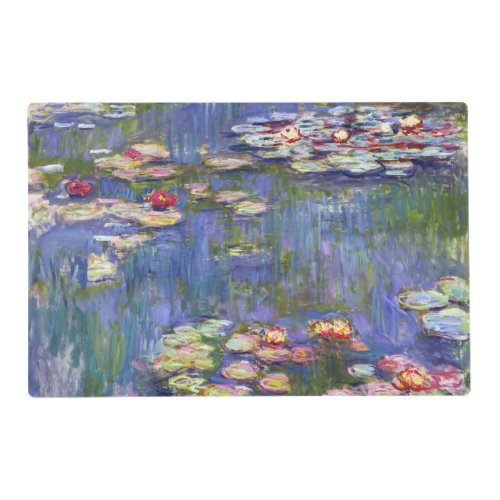 Claude Monet _ Water Lilies  Nympheas Placemat