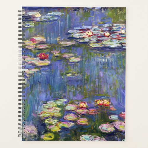 Claude Monet _ Water Lilies  Nympheas Planner