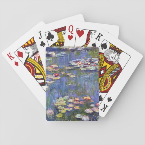 Claude Monet _ Water Lilies  Nympheas Playing Cards