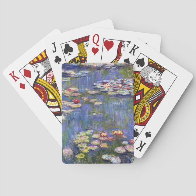 Claude Monet - Water Lilies / Nympheas Poker Cards (Back)