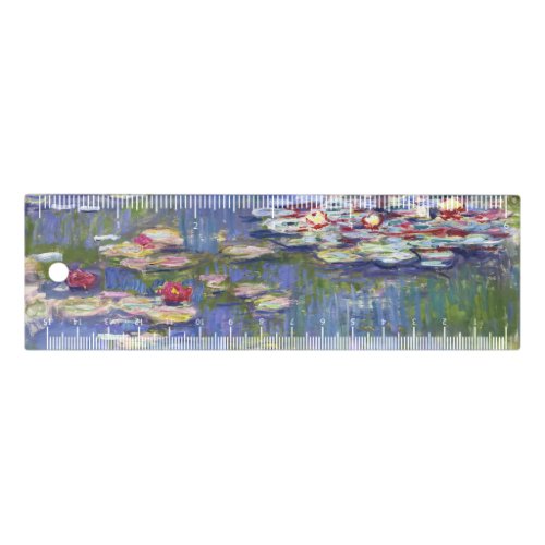 Claude Monet _ Water Lilies  Nympheas Ruler