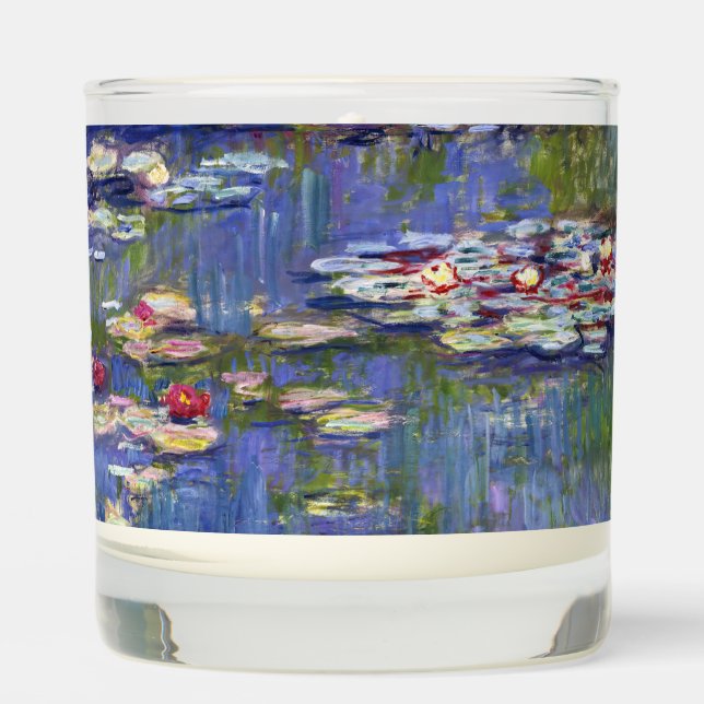 Claude Monet - Water Lilies / Nympheas Scented Candle (Front)