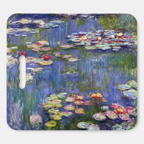 Claude Monet _ Water Lilies  Nympheas Seat Cushion