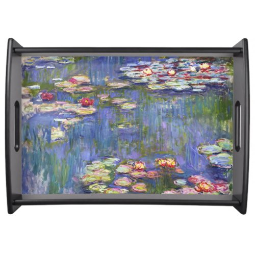 Claude Monet _ Water Lilies  Nympheas Serving Tray